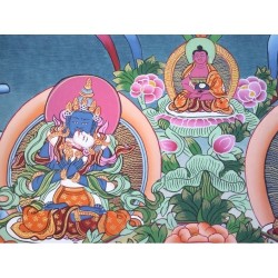 Thangka de Guru Rinpoché 123x69cm ( Padmasambhava )