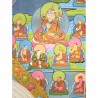 Thangka Bouddha Avalokiteshvara Tangka 137x78cm ou Chenrezig mille bras