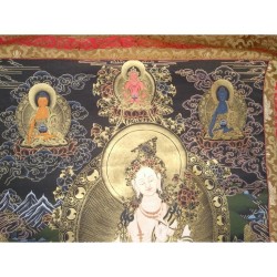 Thangka Tara Blanche 160x97cm Tangka