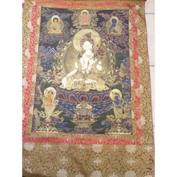 Thangka Tara Blanche 160x97cm Tangka