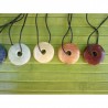 set 7 Pendentifs Donut pour chakras