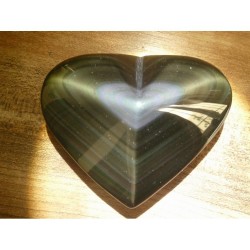 Coeur en Obsidienne Oeil...
