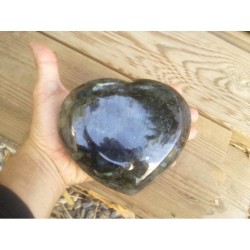 Coeur en Labradorite 956grs