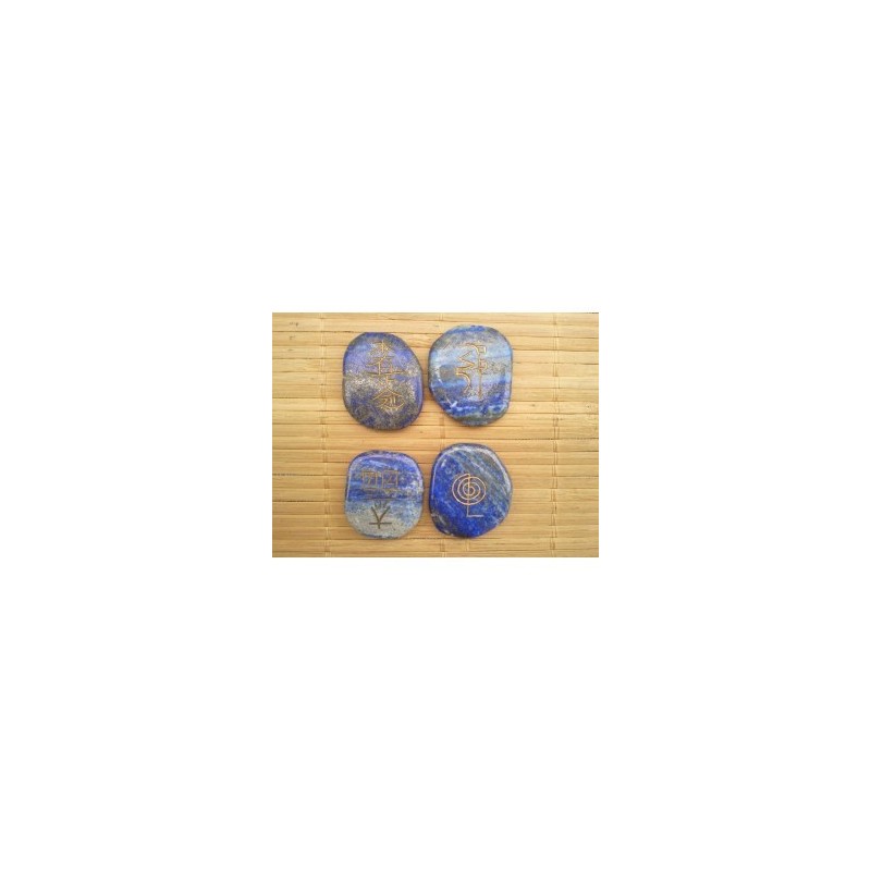 Set 4 pierres Reiki en Lapis Lazuli
