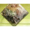 Orgonite Pyramide  Tourmaline noire et Jade