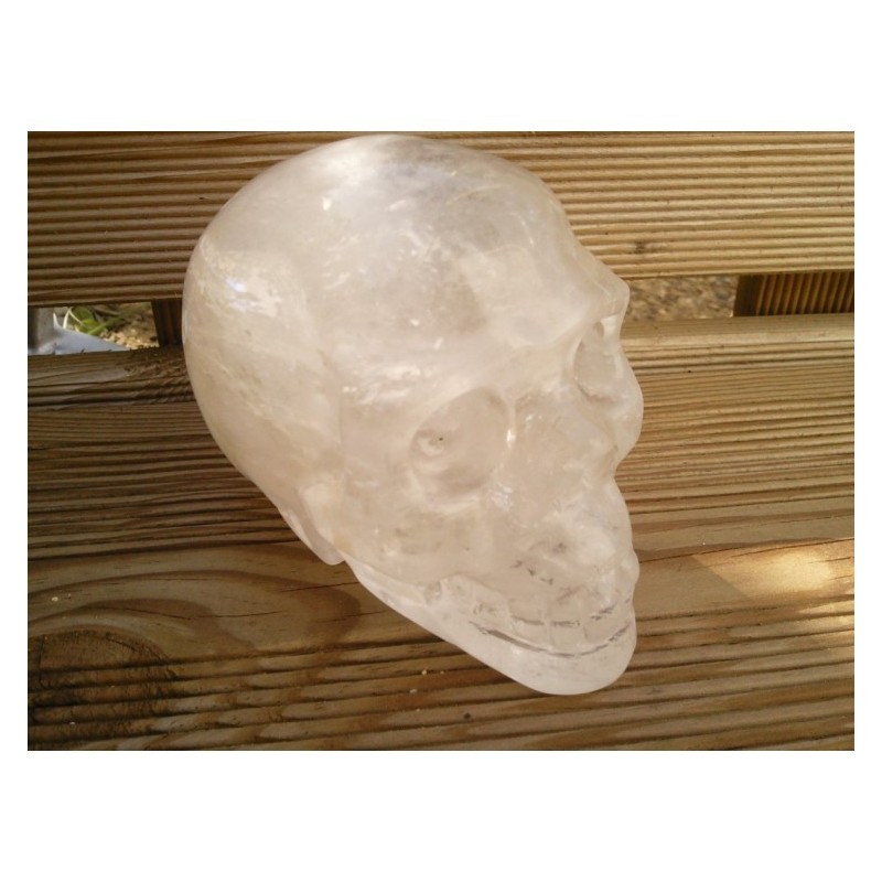 Crâne de Cristal de roche 770grs 9.5cm
