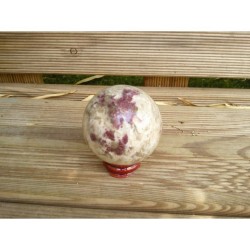 Sphère en Tourmaline rose...