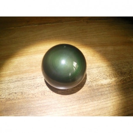 Sphère d'Obsidienne Oeil Céleste 58.6mm 249grs