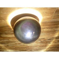 Sphère d'Obsidienne Oeil Céleste 63.9mm 322grs