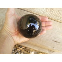 Sphère d'Obsidienne noire 71.2mm 450grs