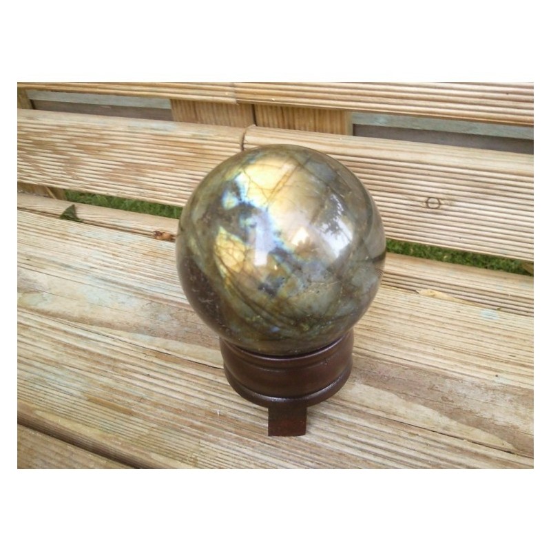 Sphère en Labradorite 76.5mm 684grs
