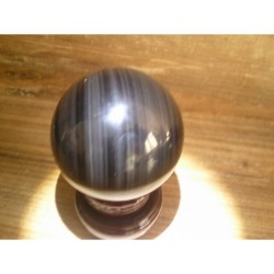Sphère en Obsidienne Oeil celeste 80mm