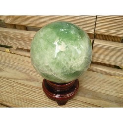 Sphère en Fluorite verte 1384grs 94mm