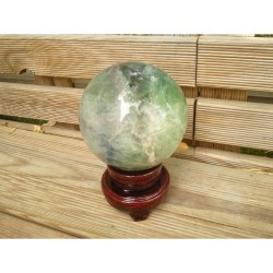 Sphère en Fluorite verte...