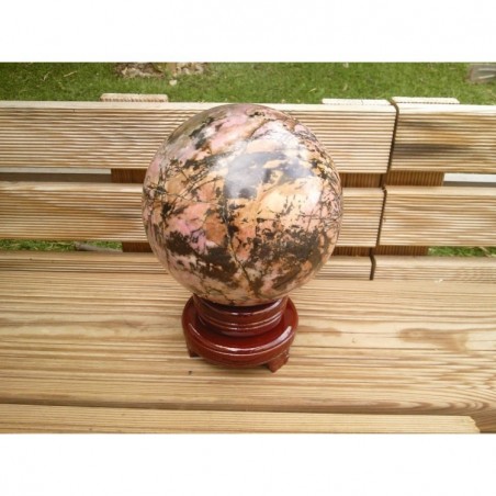 Sphère en Rhodonite 12.7cm 3780grs