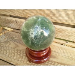 Sphère en Fluorite bicolor 1400grs 94.5mm