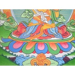 Thangka Bouddha Manjushri ( Manjushree) Tangka