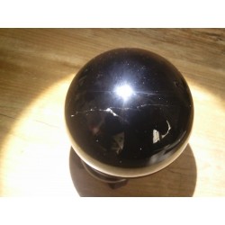 Sphère d'Obsidienne noire 83mm 708grs