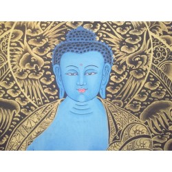 Thangka Bouddha medecine Tangka 107x70cm