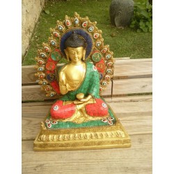 Statue de Bouddha Amoghasiddhi 29cm