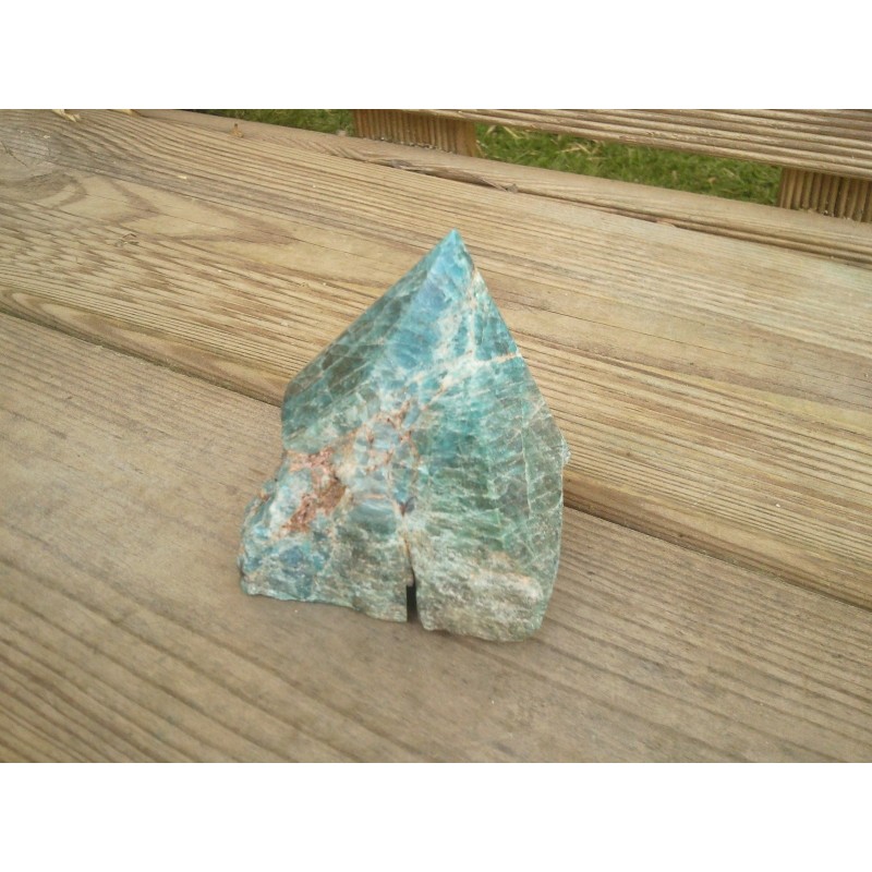 Pointe en Apatite bleue 346grs 74.2mm