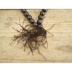 MALA TIBETAIN EN OBSIDIENNE 8.5mm