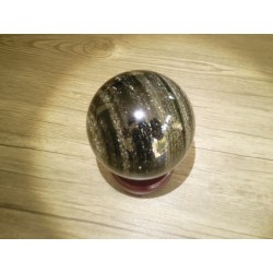 Sphère d'Obsidienne dorée ou Golden 74mm 474grs