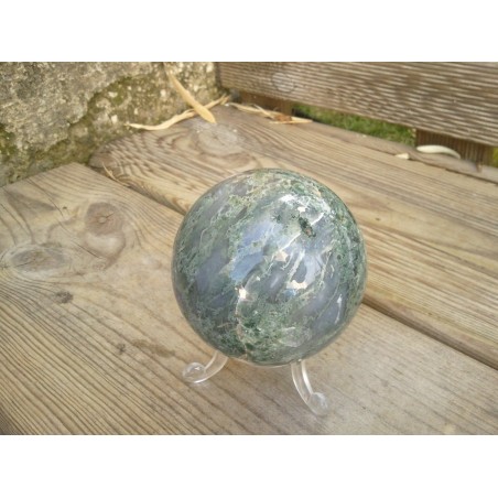 Sphère en Agate Mousse 374grs 65.3mm