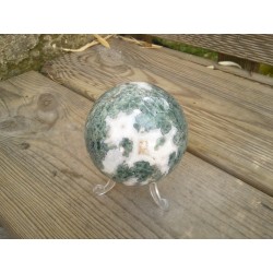 Sphère en Agate Mousse 374grs 65.3mm