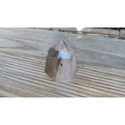 Pointe en Lodolite ou Quartz Chaman (Garden) 32.2mm 32grs