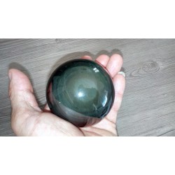 Sphère d'Obsidienne Oeil Céleste 69.4mm 418grs