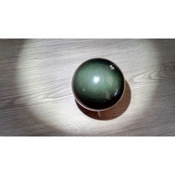 Sphère d'Obsidienne Oeil Céleste 69.4mm 418grs