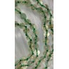 MALA TIBETAIN EN PREHNITE 6.5mm avec noeud