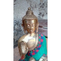 Statue de Bouddha  Amoghasiddhi 19.5cm