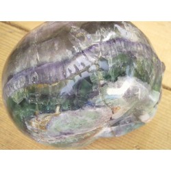 Crâne en Fluorite 1318grs 11.2cm