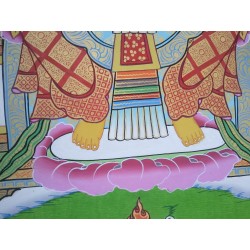 Thangka Bouddha Prajnaparamita 116x66cm