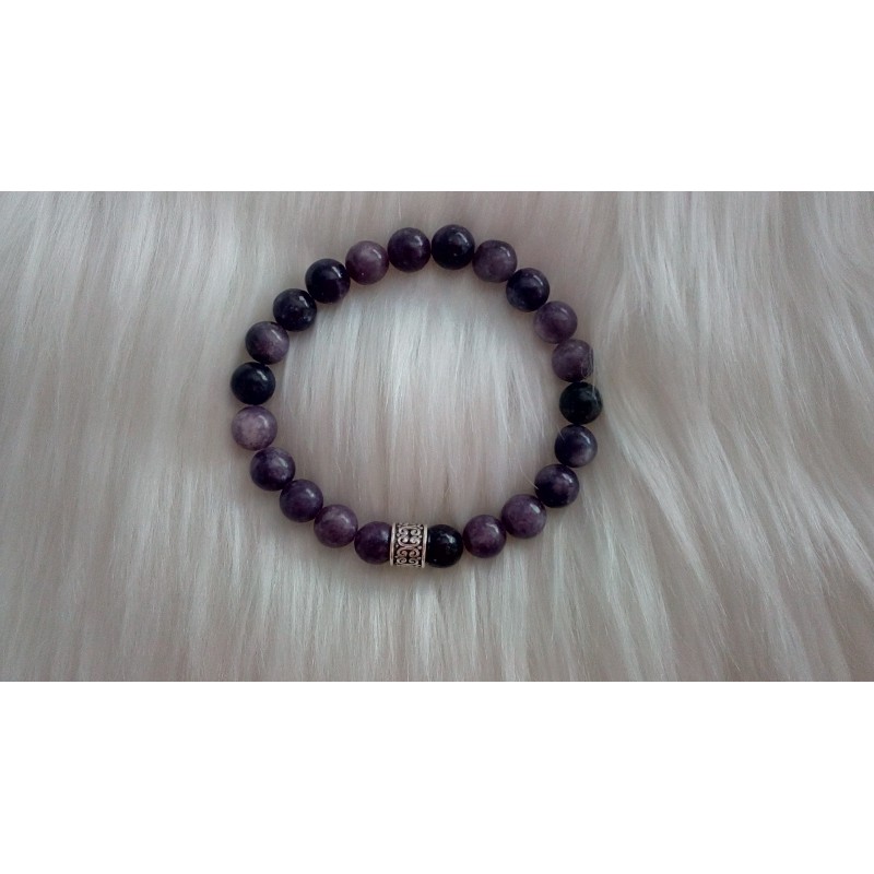 Bracelet en Lépidolite Femme