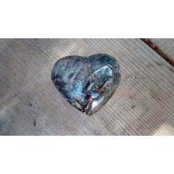 Coeur en Lodolite ou Quartz Chaman (Garden) 55.4mm 101grs