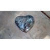 Coeur en Lodolite ou Quartz Chaman (Garden) 55.4mm 101grs
