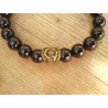 Bracelet en Tourmaline noire 8mm homme