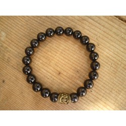 Bracelet en Tourmaline noire 8mm homme