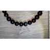 Bracelet protection 3 Obsidienne noire 8-8.5mm mixte
