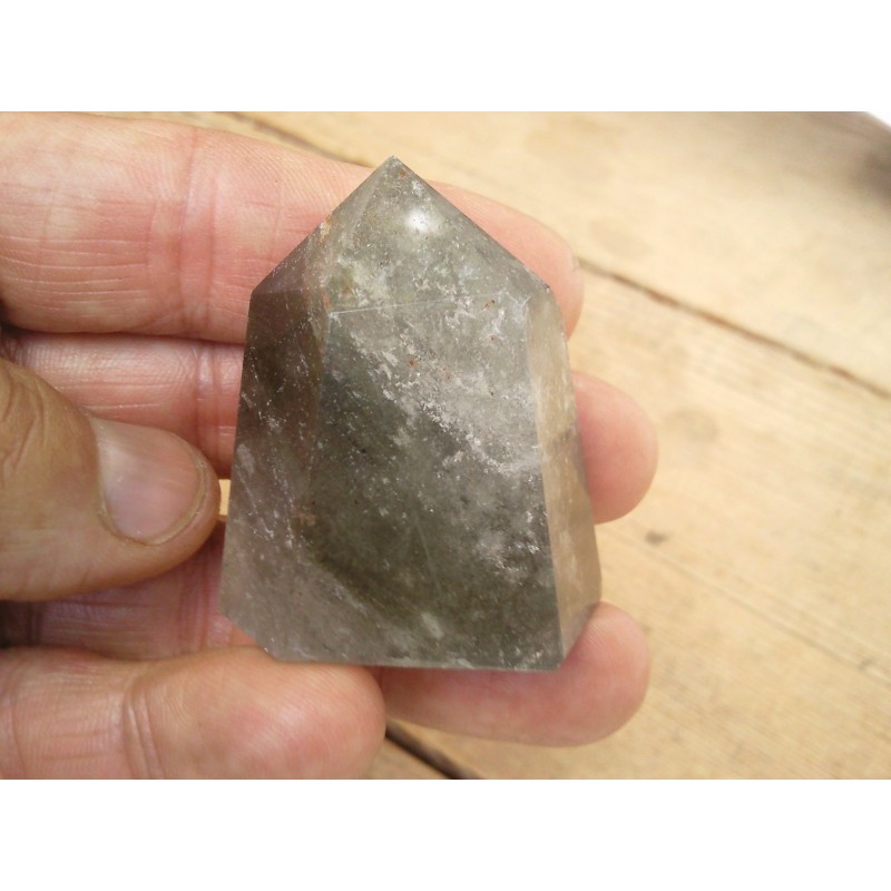 Pointe en Lodolite ou Quartz Chamane (Garden) 44mm 64grs