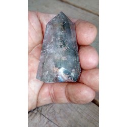 Pointe en Lodolite ou Quartz Chaman (Garden) 51mm 69grs