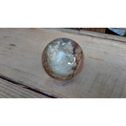 Sphère en Lodolite ou Quartz Chaman (Garden) 50.7mm 156grs