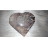 Coeur en Lodolite ou Quartz Chamane (Fantôme) 88.5mm 350grs