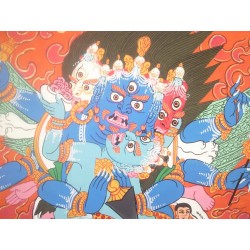 Thangka Bouddha Vajrakilaya  Tangka 90x50cm