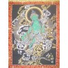 Thangka tibétain Tara verte 110x62cm Tangka