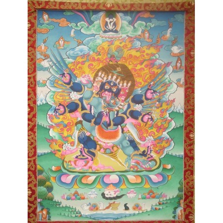 Thangka Bouddha Vajrakilaya  Tangka 123x67cm