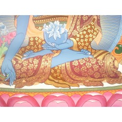 Thangka Bouddha medecine Tangka 121x70cm